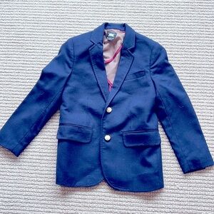 Boys Crewcuts navy blue blazer size 6/7